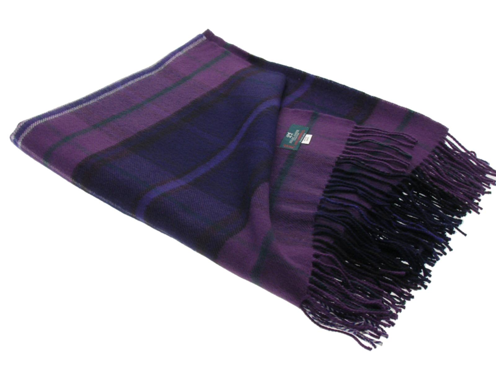 Scotland Forever Tartan Lambswool Blanket